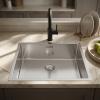 Pure.Sink Comfort Speciale 35 cm short stainless steel sink, 50x35 cm, space-saving PCM5035-02
